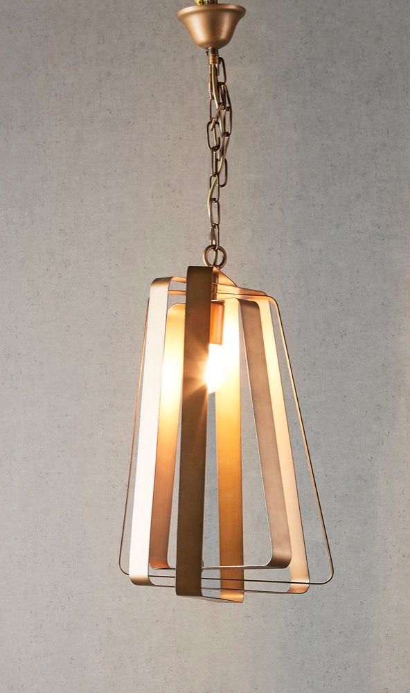 Mona Vale Hanging Lamp in Copper.