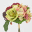 Rose Hydrangea Bouquet 28cm Pink & Green