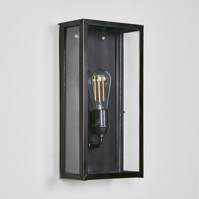 Goodman Lantern Wall Lamp in Black - House of Isabella AU