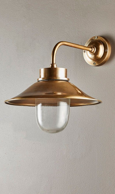 Sandhurst Wall Lamp in Antique Brass - House of Isabella AU