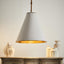 Monte Carlo hanging lamp White/Brass - House of Isabella AU