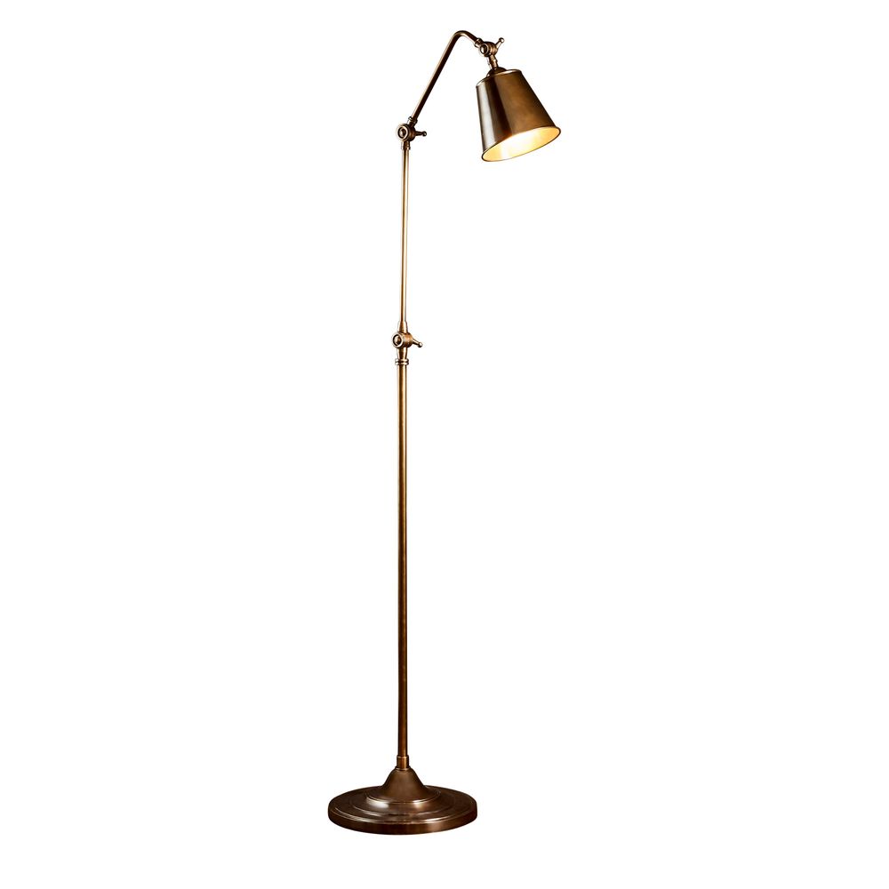 Newbury Floor Lamp Antique Brass - House of Isabella AU