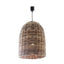 Rattan Bell Ceiling Pendant Large Natural