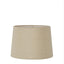 Linen Drum Lamp Shade Medium Dark Natural