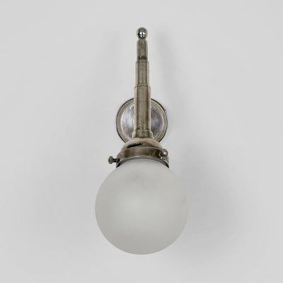 Paris Wall Lamp Antique Silver.