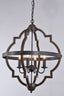 Hyatt hanging lamp in grey iron metal - House of Isabella AU