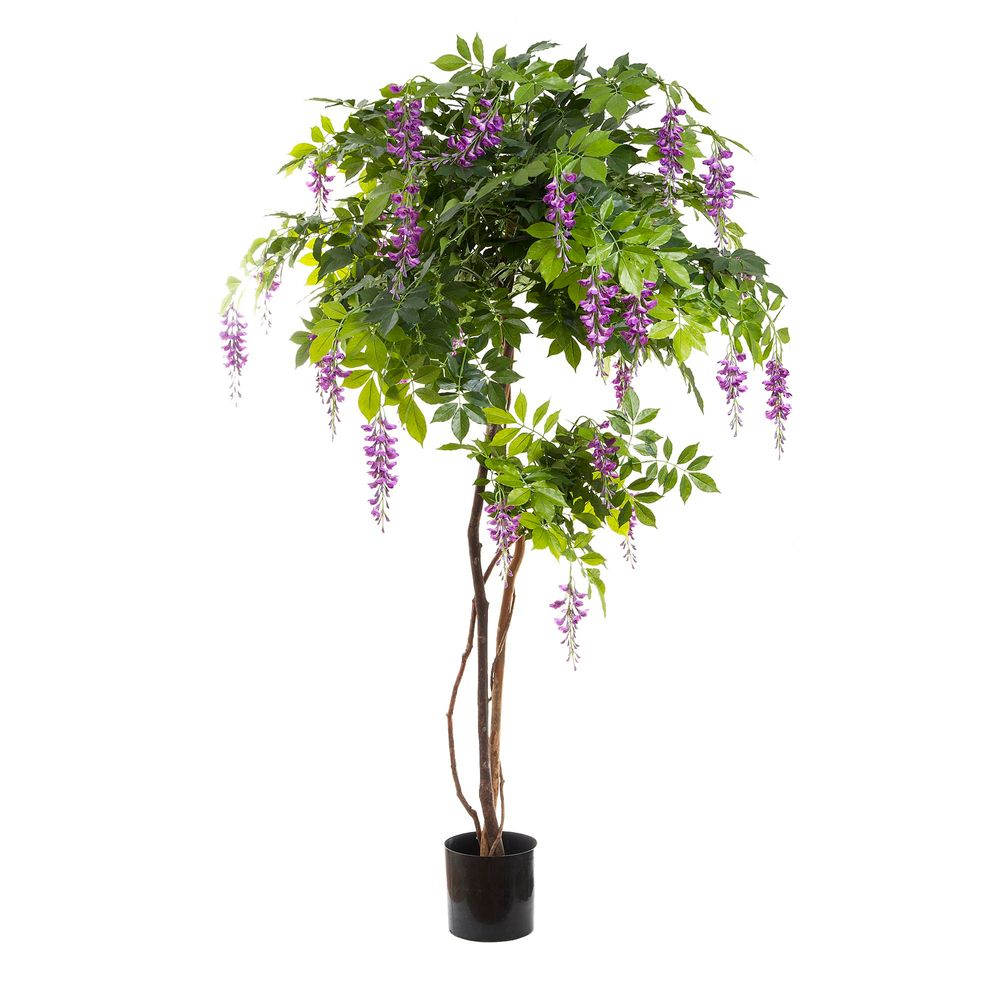 Artificial Wisteria Tree 1.9m Purple