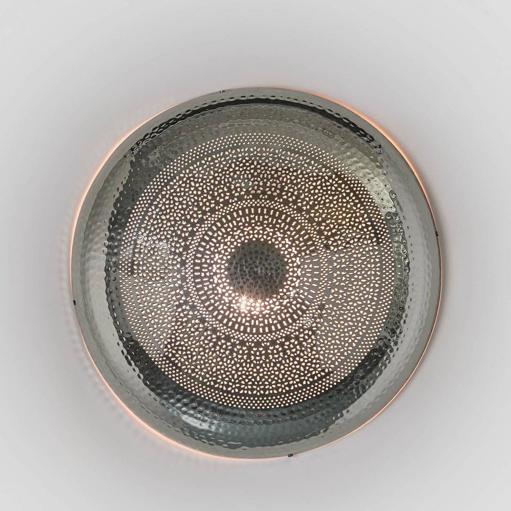 Moroccan Wall Lamp Silver - House of Isabella AU