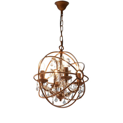 Sundance Chandelier Small in Rust - House of Isabella AU