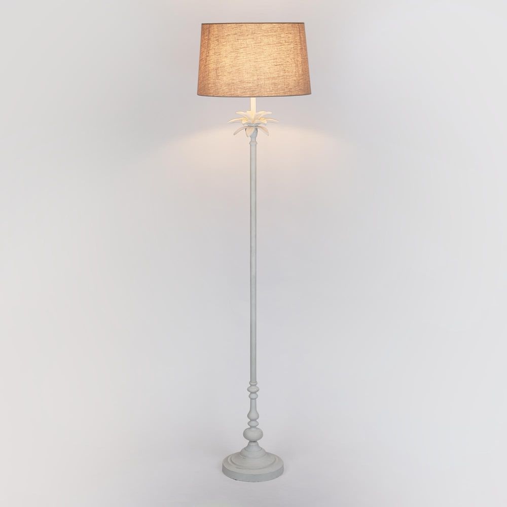 Casablanca Floor Lamp Base White.