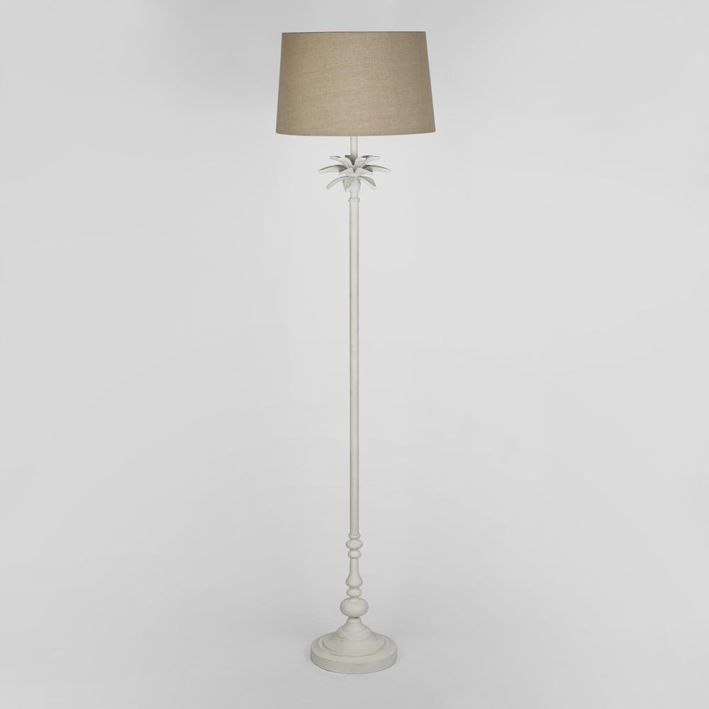 Casablanca Floor Lamp Base White.