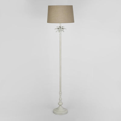 Casablanca Floor Lamp Base White.