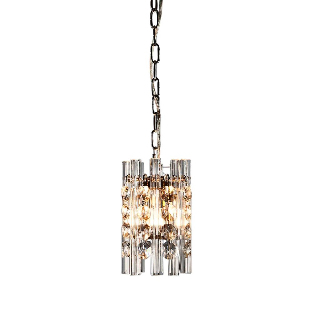 Monza hanging lamp in nickel - House of Isabella AU