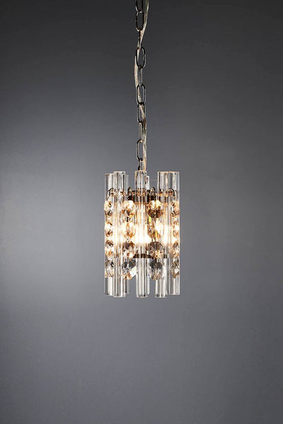 Monza hanging lamp in nickel - House of Isabella AU