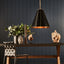 Monte Carlo hanging Lamp Black brass/in - House of Isabella AU