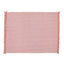 Abby Stripe Placemat 2 side Set of 4 Terracotta