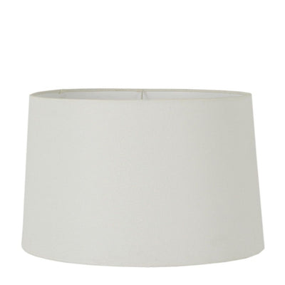XL Drum Lamp Shade  - Textured Ivory - Linen Lamp Shade with E27 Fixture - House of Isabella AU