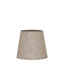 XXS Taper Lamp Shade - Dark Natural Linen - Linen Lamp Shade with E27 Fixture