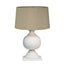 Coach Base Only - White - Turned Wood Ball Balustrade Table Lamp Base Only - House of Isabella AU