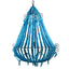 Beaded Chandelier Large Turquoise.