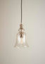 Tivoli Glass Overhead Lamp in Silver.