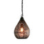 Aquarius Small - Black - Perforated Teardrop Pendant Light - House of Isabella AU