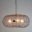 Lobster - Antique Copper - Wire Weave Ellipse Pendant Light - House of Isabella AU