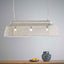 Riva Ceiling Pendant Long Matt White
