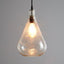 Lustre Teardrop - Clear - Stone Effect Glass Bell Pendant Light - House of Isabella AU