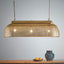 Riva Long - Antique Brass - Perforated Iron Elongated Pendant Light - House of Isabella AU