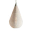 Europa Large - White - Perforated Teardrop Pendant Light - House of Isabella AU