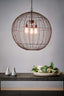 Cray Ball Large - Antique Copper - Wire Weave Ball Pendant Light - House of Isabella AU