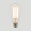 ST64 Long LED Filament - Clear Glass - 8W E27 3000k