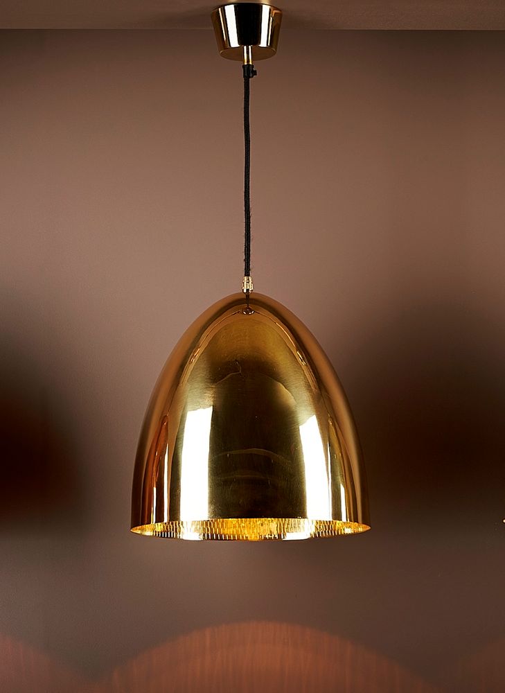 Egg Ceiling Pendant Brass