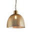 Riva Medium - Antique Brass - Perforated Iron Dome Pendant Light - House of Isabella AU