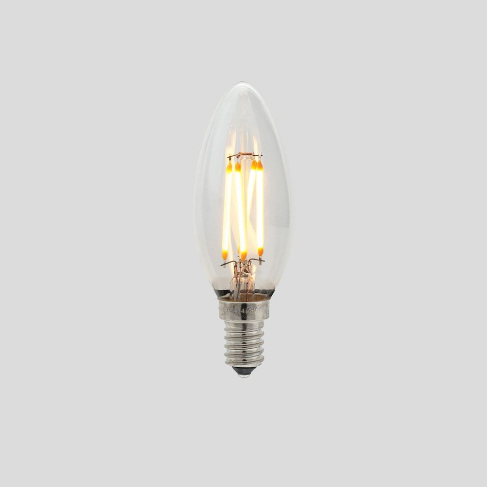 C35 CANDLE LED FILAMENT - CLEAR GLASS - 3W E14 2200K