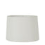 Linen Drum Lamp Shade Large Ivory