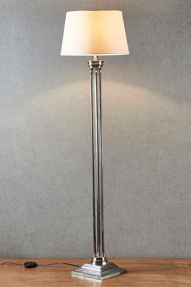 Hudson Floor Lamp Base Antique Silver - House of Isabella AU