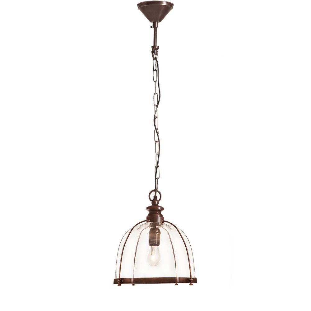 Avery Ceiling Lamp in Antique Brass.