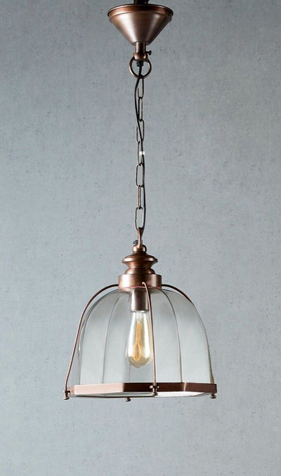 Avery Ceiling Lamp in Antique Brass.