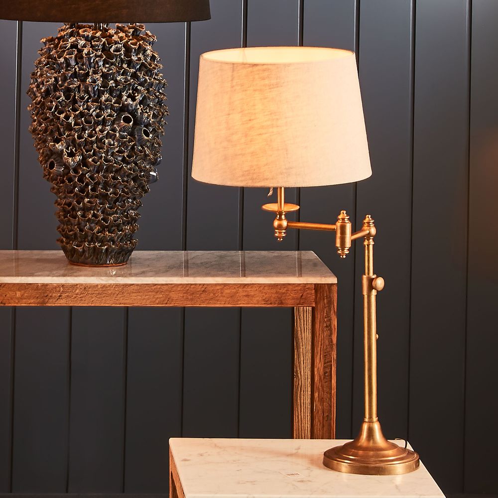 Macleay Swing Arm Table Lamp Base AB - House of Isabella AU