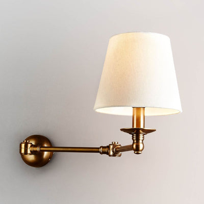 Portland Swing Arm Sconce Base Brass - House of Isabella AU