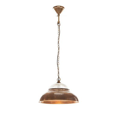 Atrium Hanging Lamp Antique Brass - House of Isabella AU