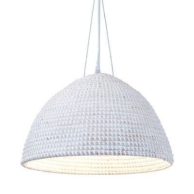 San Marco basket hanging lamp in cream - House of Isabella AU