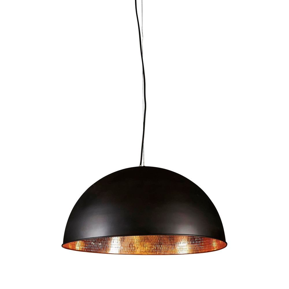 Alfresco Dome Ceiling Lamp Blk Copper