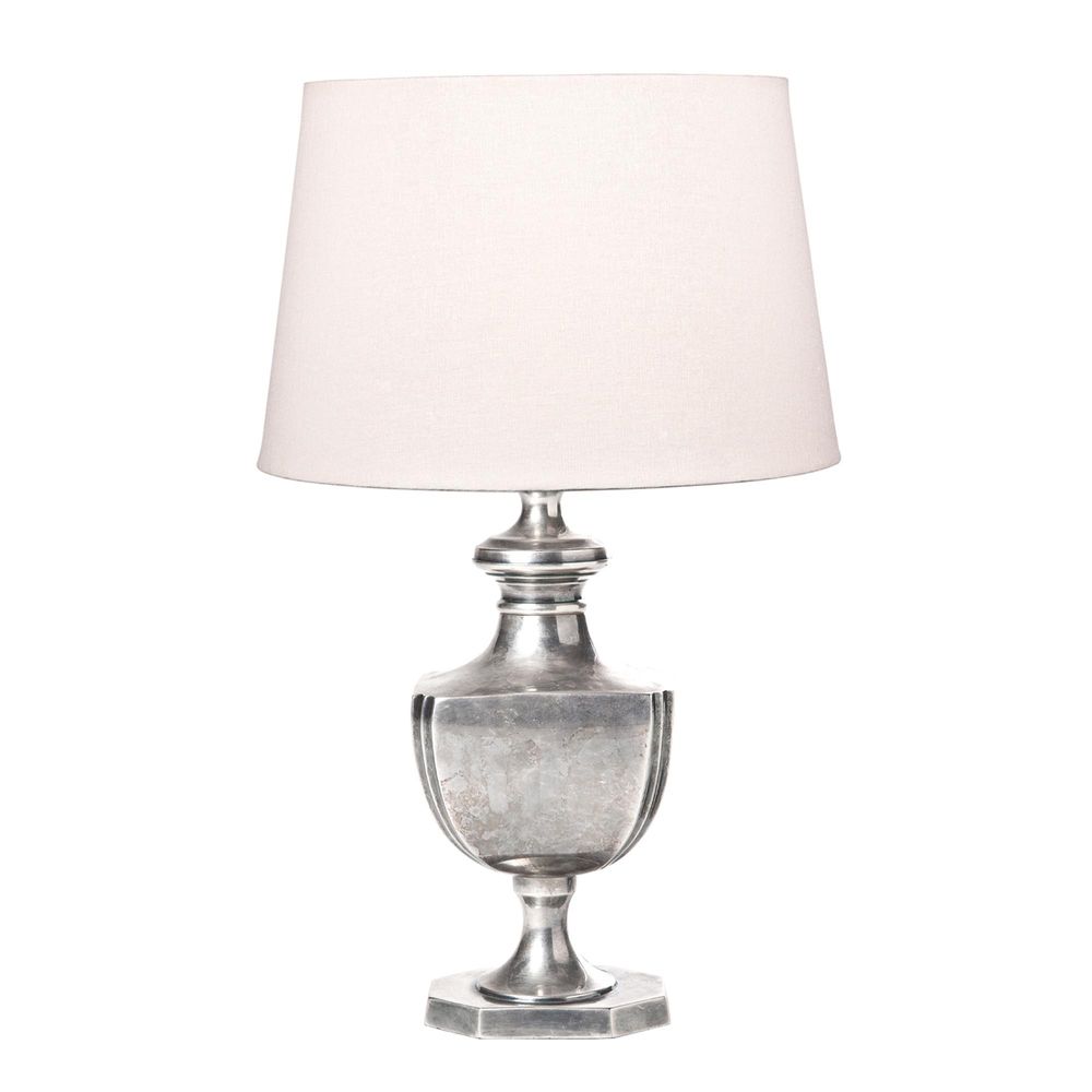 Albany Urn Table Lamp Base Silver - House of Isabella AU