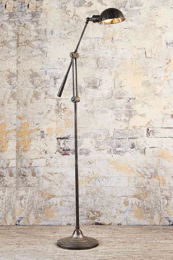 Calais Floor Lamp Antique Silver - House of Isabella AU