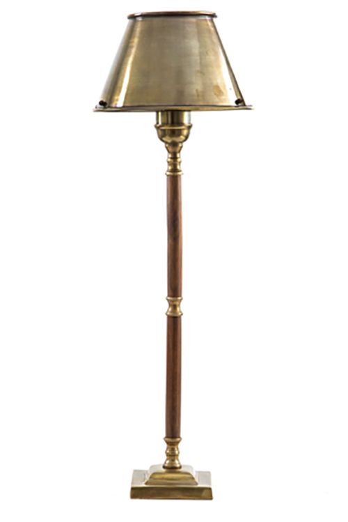 Nantucket Table Lamp W/Metal Shade Brs - House of Isabella AU