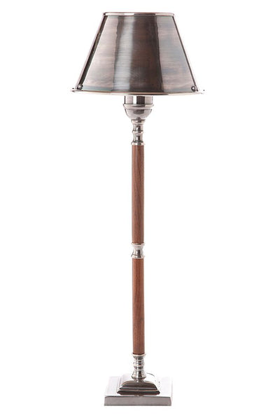 Nantucket Table Lamp W/Metal Shade Sil - House of Isabella AU