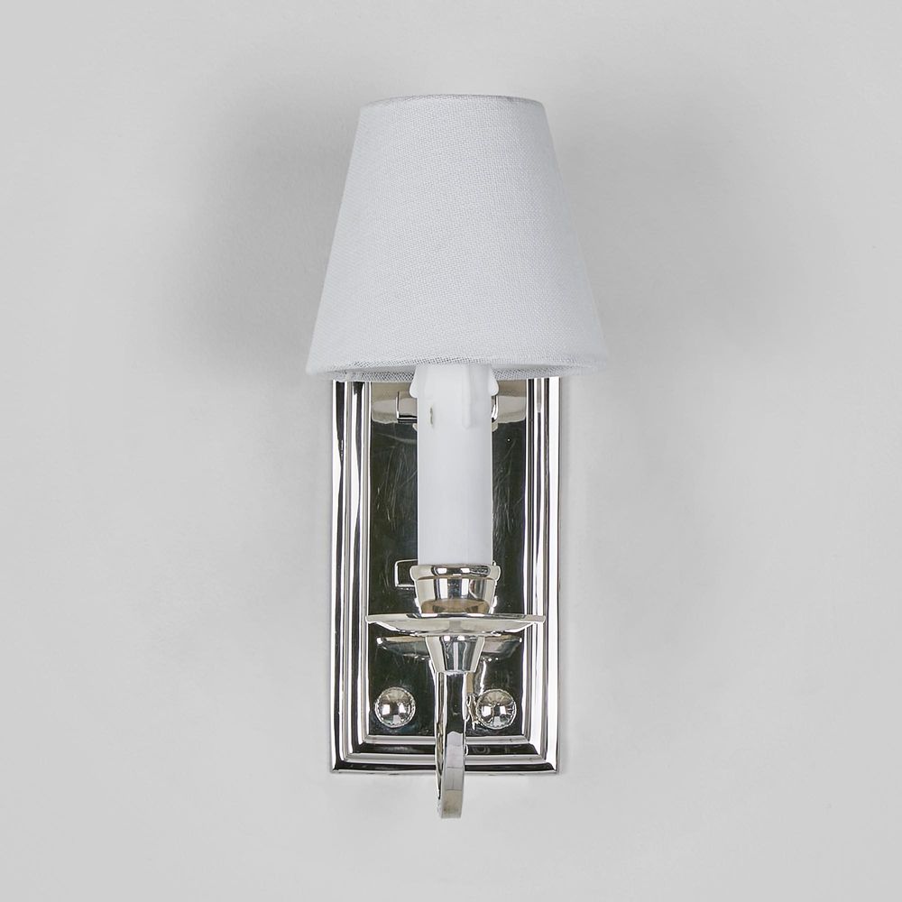 East Borne Sconce Base Nickel - House of Isabella AU